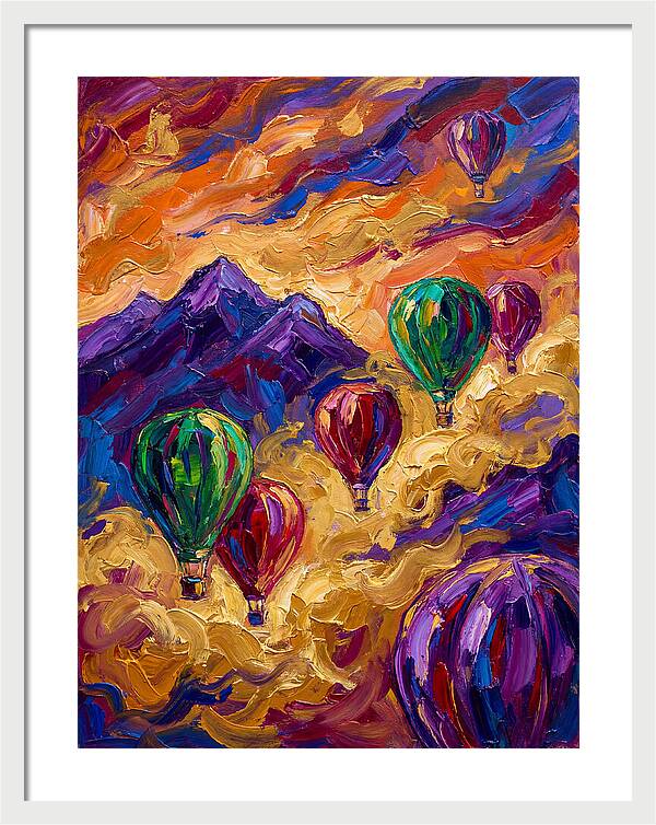 Hot Air Balloons In The Sky