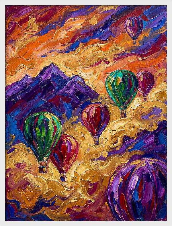 Hot Air Balloons In The Sky