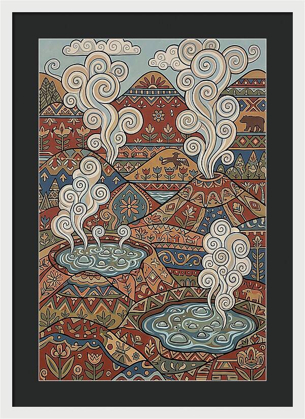 Hot Spring Landscape