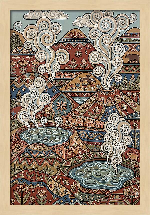 Hot Spring Landscape