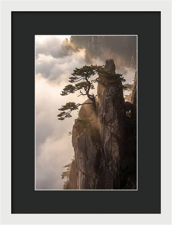 Huangshan Granite Peak At Sunrise