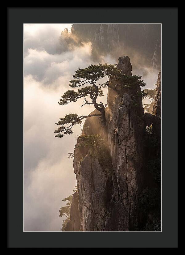 Huangshan Granite Peak At Sunrise