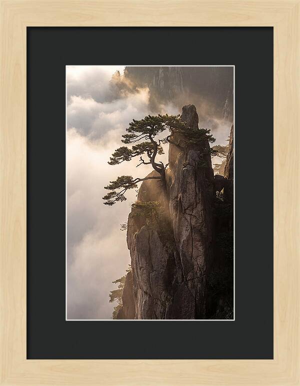 Huangshan Granite Peak At Sunrise
