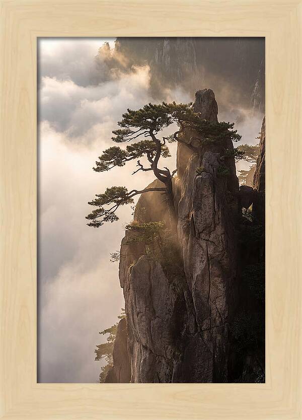 Huangshan Granite Peak At Sunrise