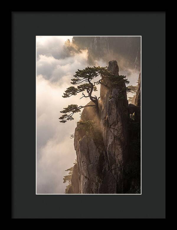 Huangshan Granite Peak At Sunrise