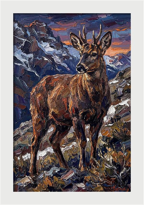 Huemul Amidst Natures Splendor