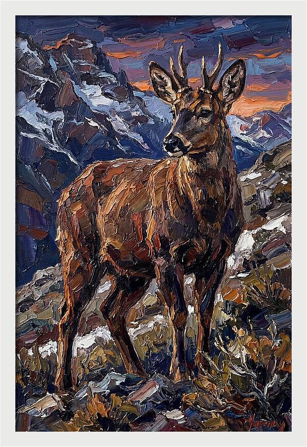 Huemul Amidst Natures Splendor