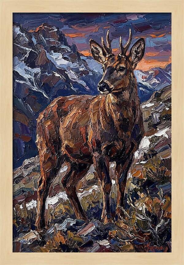 Huemul Amidst Natures Splendor