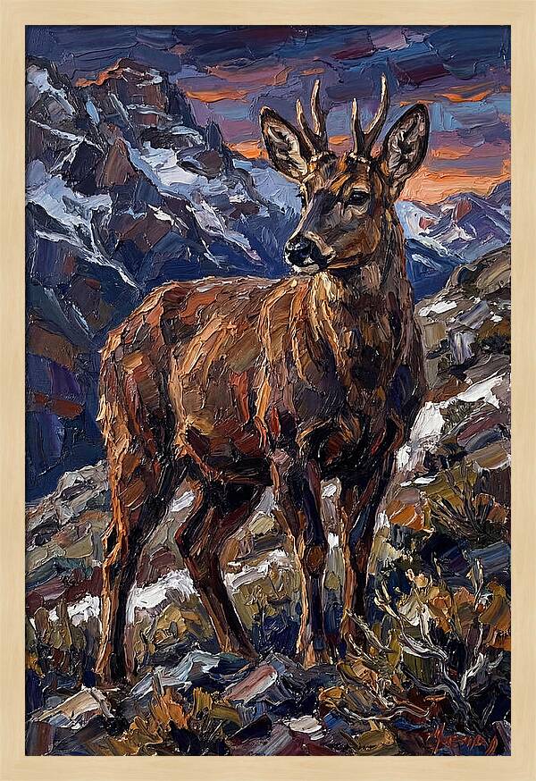 Huemul Amidst Natures Splendor