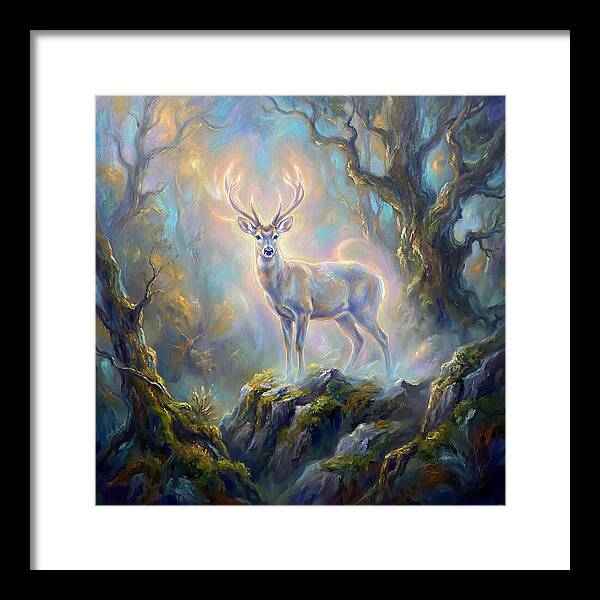 Huemul In Enchanted Forest