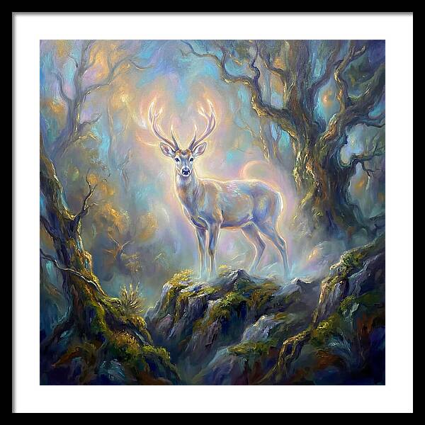 Huemul In Enchanted Forest