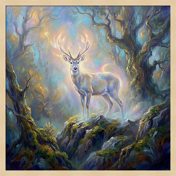 Huemul In Enchanted Forest