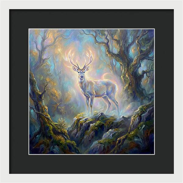 Huemul In Enchanted Forest