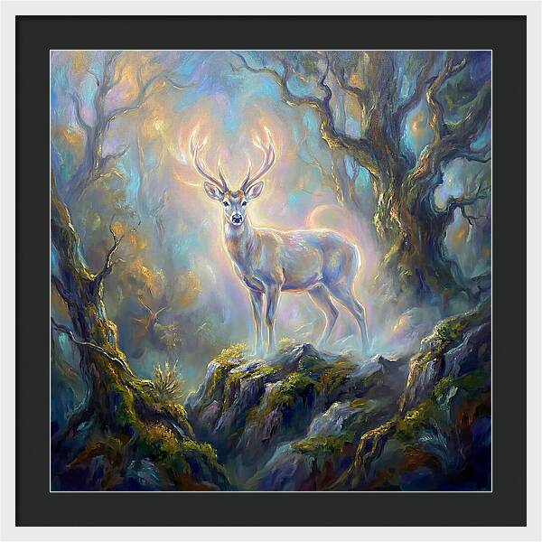 Huemul In Enchanted Forest
