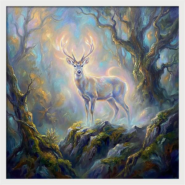 Huemul In Enchanted Forest