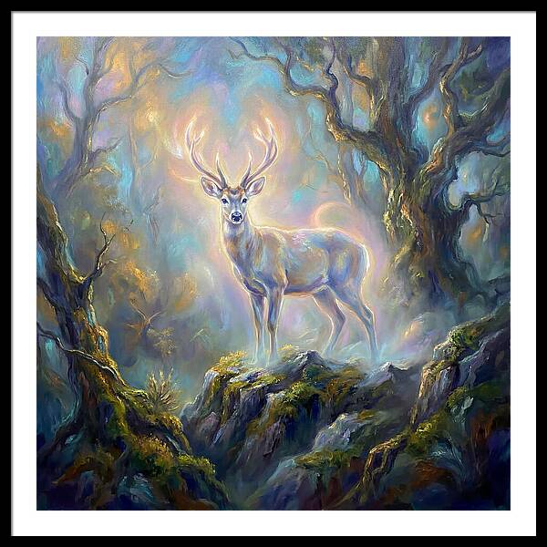 Huemul In Enchanted Forest