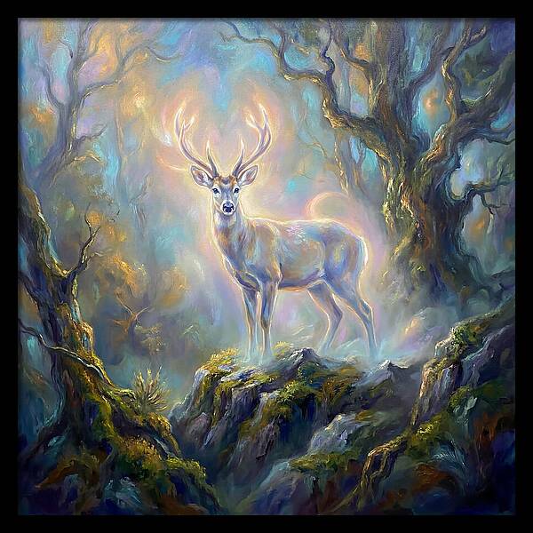 Huemul In Enchanted Forest