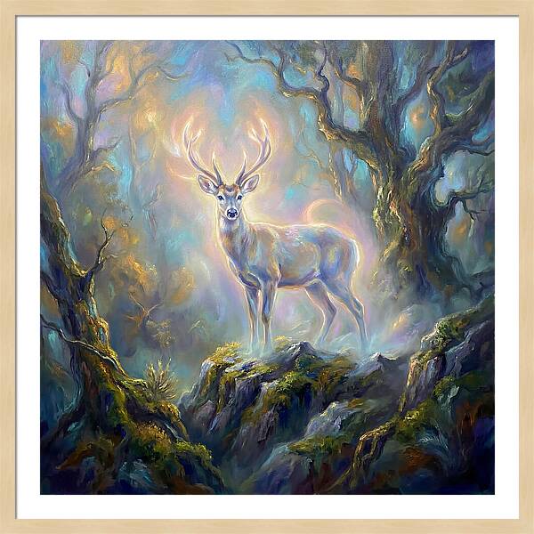 Huemul In Enchanted Forest