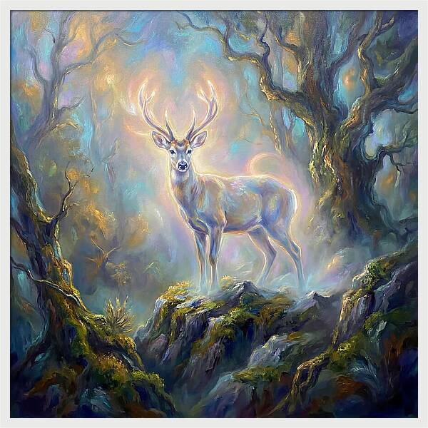 Huemul In Enchanted Forest