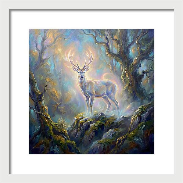 Huemul In Enchanted Forest