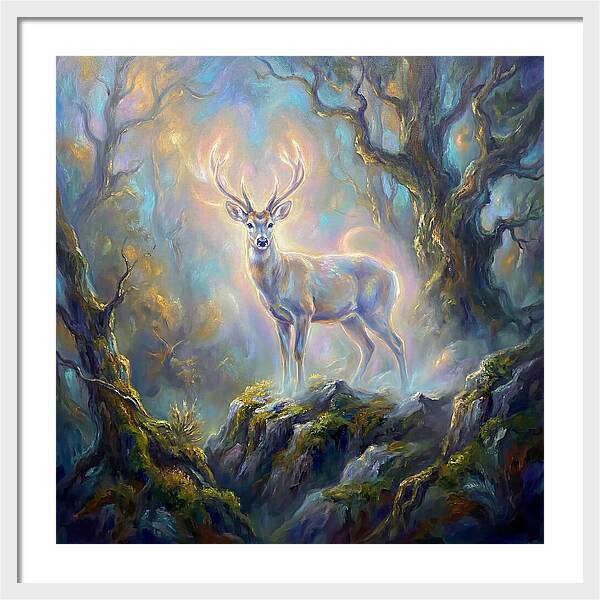 Huemul In Enchanted Forest