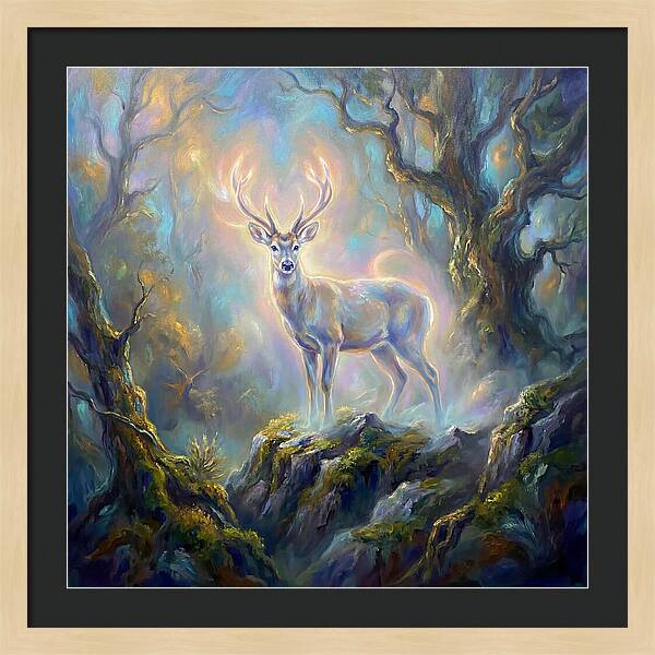 Huemul In Enchanted Forest