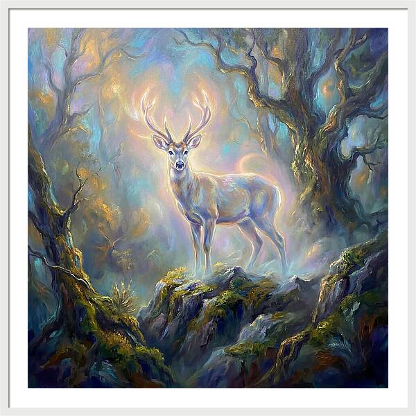Huemul In Enchanted Forest