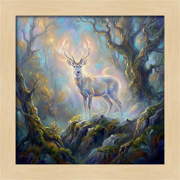 Huemul In Enchanted Forest