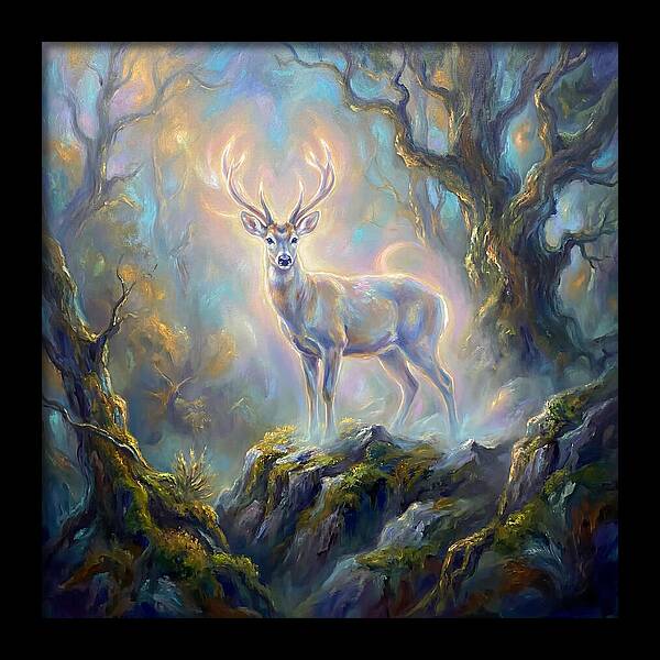 Huemul In Enchanted Forest