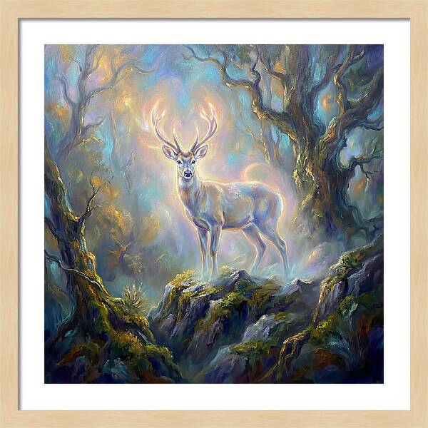 Huemul In Enchanted Forest