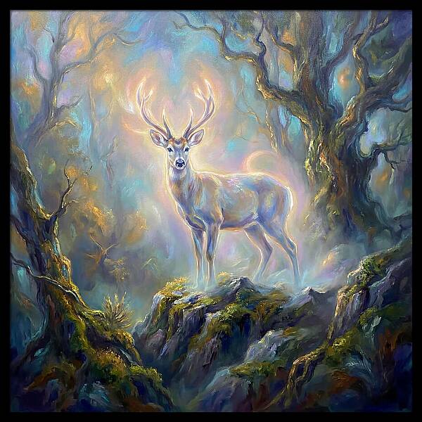 Huemul In Enchanted Forest