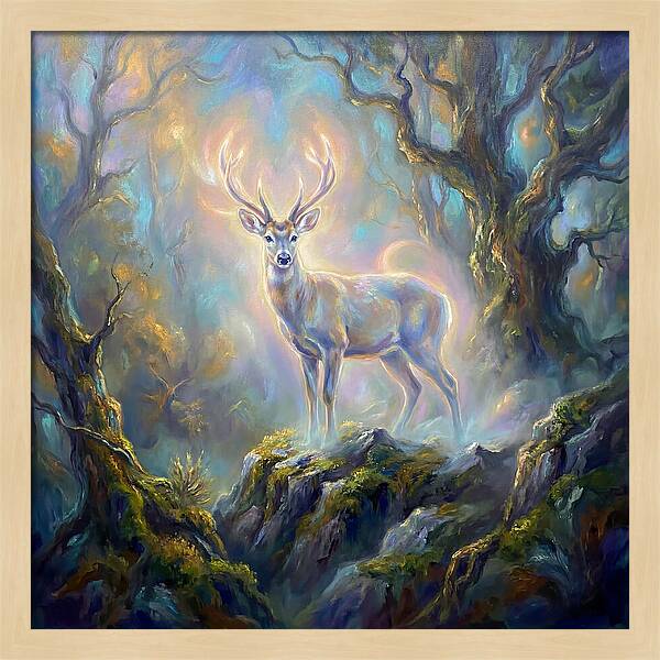 Huemul In Enchanted Forest