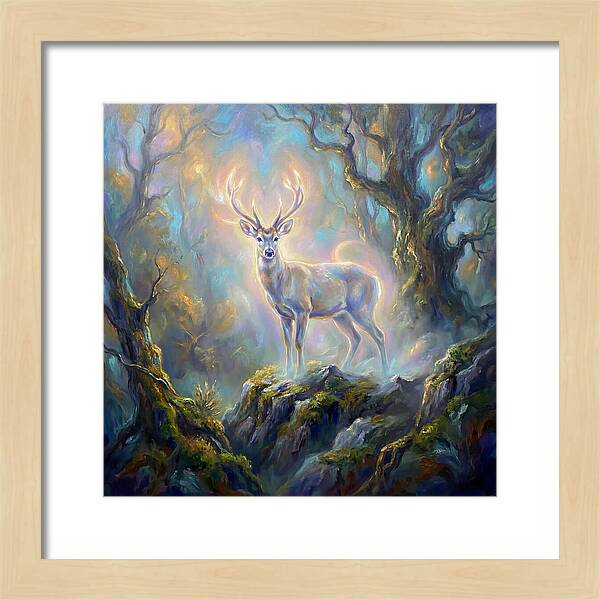Huemul In Enchanted Forest