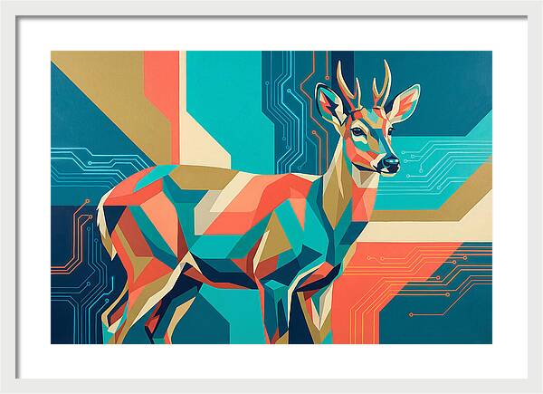 Huemul In Geometric Harmony
