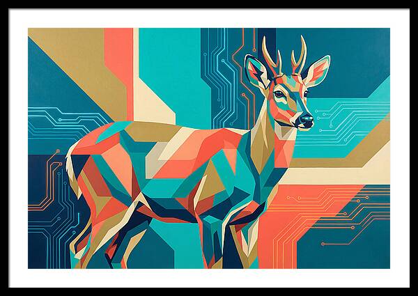 Huemul In Geometric Harmony
