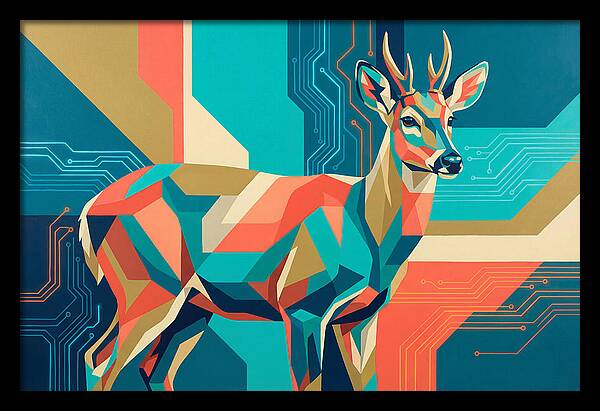 Huemul In Geometric Harmony