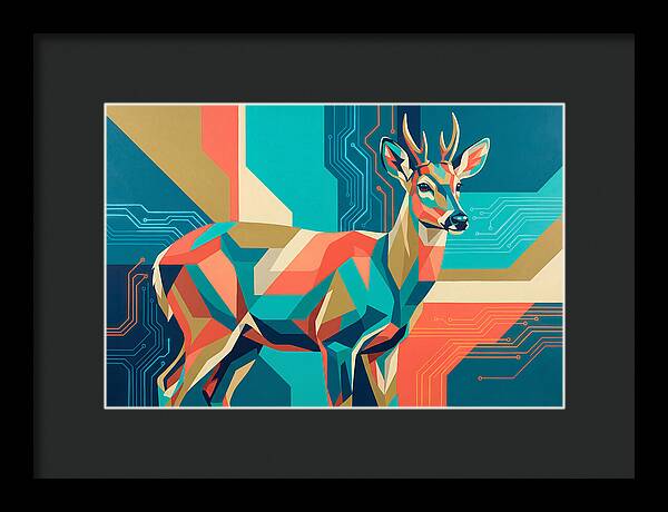 Huemul In Geometric Harmony