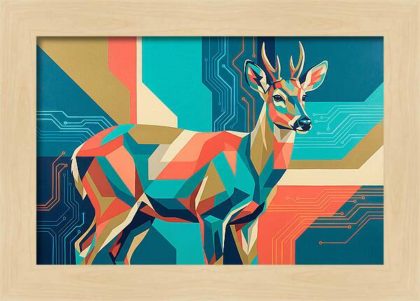 Huemul In Geometric Harmony