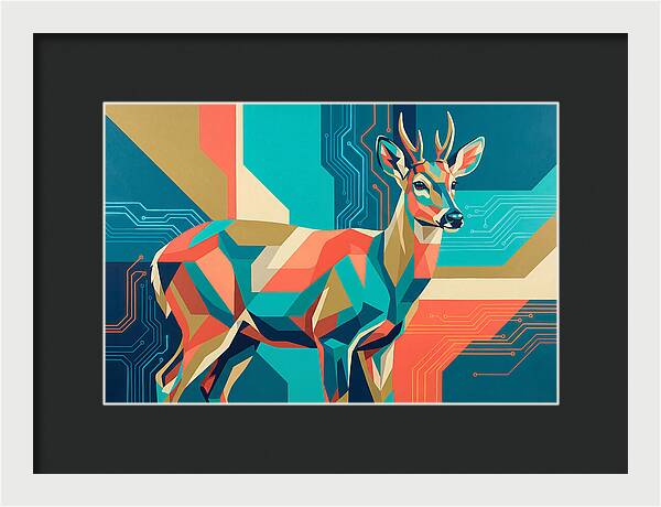 Huemul In Geometric Harmony