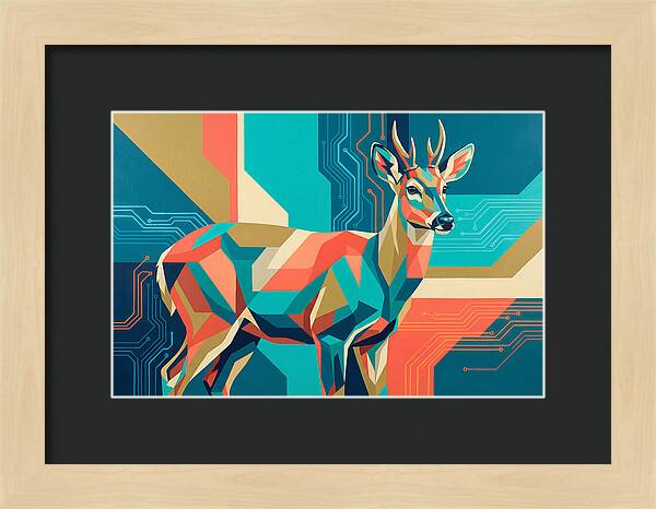 Huemul In Geometric Harmony