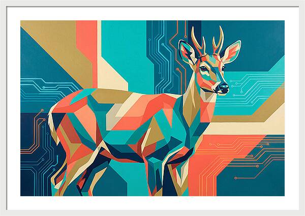 Huemul In Geometric Harmony