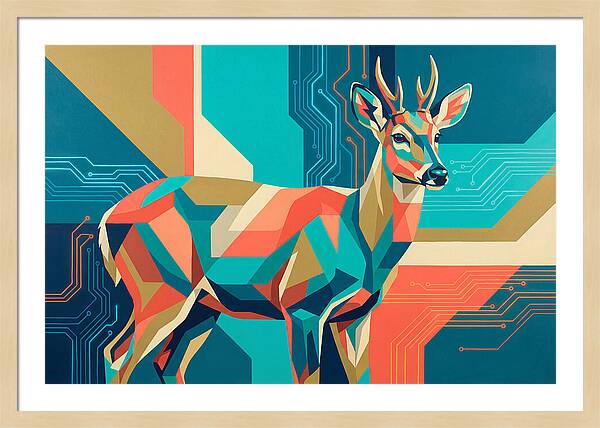 Huemul In Geometric Harmony