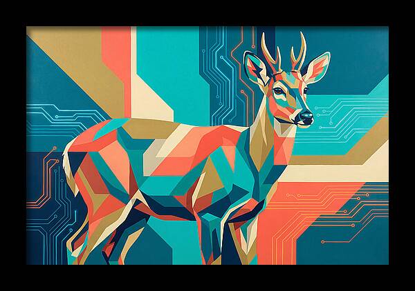 Huemul In Geometric Harmony