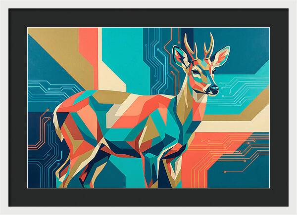 Huemul In Geometric Harmony