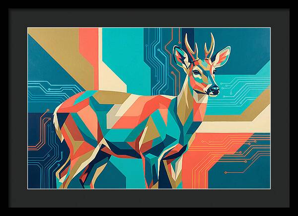 Huemul In Geometric Harmony