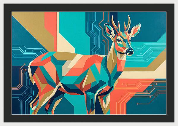 Huemul In Geometric Harmony