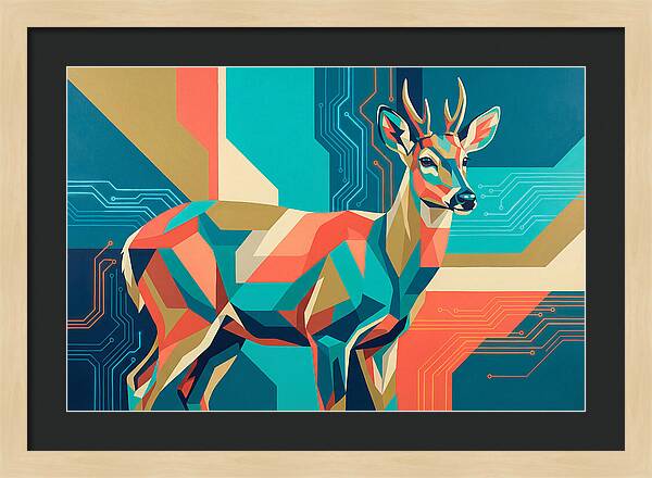 Huemul In Geometric Harmony