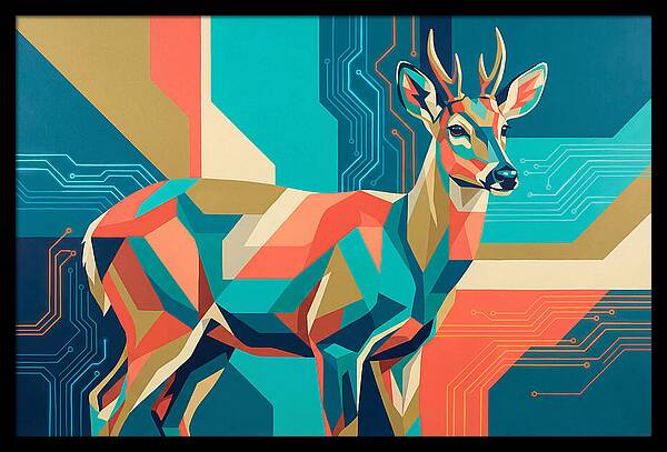 Huemul In Geometric Harmony