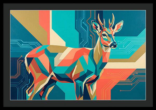 Huemul In Geometric Harmony