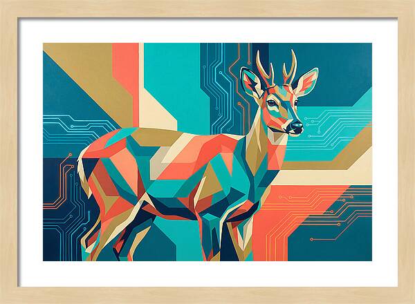 Huemul In Geometric Harmony